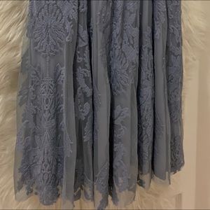 Free People lace dress with vintage style print